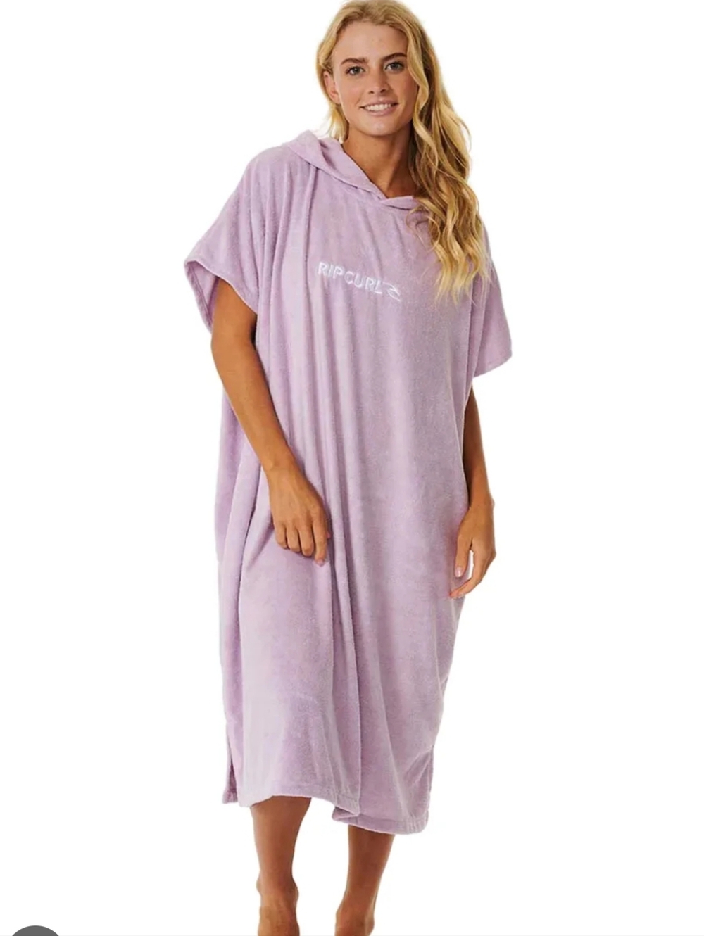 Rip Curl Lilac Hooded Beach Poncho Coverup